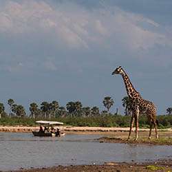 Boot Safari in Tansania