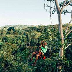 Zipline at Lake Manyara